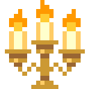 candle_gold animated Discord emote - ⋮ ⌗ ┆  ˚ノfishies◞ ♡
