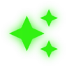 GreenNeonStars