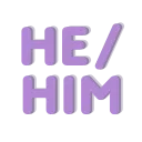 PronounsHeHim custom emote - 𓆩❈𓆪 Sylvara Café 𓆩❈𓆪