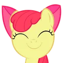 ABHappy Discord Emoji - MLP Pear Butter Cottage Back Up