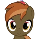 ButtonMashSmile1 custom emote from MLP Pear Butter Cottage Back Up