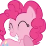 PinkieGiggle Discord Emoji from MLP Pear Butter Cottage Back Up