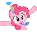 Pinkie_Party custom emote - MLP Pear Butter Cottage Back Up