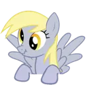 derpylurk Discord sticker | MLP Pear Butter Cottage Back Up