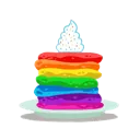 rainbowpancakes Discord Emoji from MLP Pear Butter Cottage Back Up