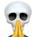 d_skullpray Discord emoji