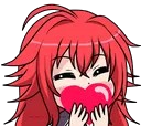 futagirl_rias_heart Discord sticker - Futanari