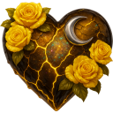 HeartGothYellow Discord Emoji - 𓆩❈𓆪 Sylvara Café 𓆩❈𓆪
