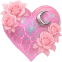 HeartGothPink Discord sticker from 𓆩❈𓆪 Sylvara Café 𓆩❈𓆪
