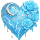 HeartGothCyan Discord Emoji - 𓆩❈𓆪 Sylvara Café 𓆩❈𓆪