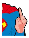 SupermanMiddleFinger