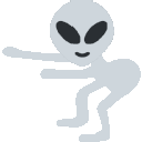 twerk_alien animated GIF emoji | Outer Nowhere