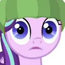 GlimStare custom emote | MLP Pear Butter Cottage