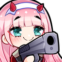 zerotwo_gun custom emote from ⛩ Anime Lovers: Anime ・Manga ・Games