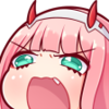 zerotwo_angry Discord sticker | ⛩ Anime Lovers: Anime ・Manga ・Games