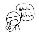 nuh_uh custom emote from ⋆｡‧˚ʚ Ｄ３ＮＴ３Ｄ ɞ˚‧｡⋆