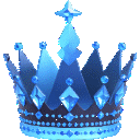 emojiscomcrystalicecrownwithblue animated emote from MLN community 200? 🏰