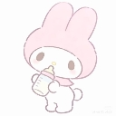 bottle custom emote - Angels sleepy time!