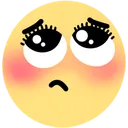 blushing