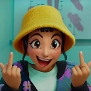 ZoeyMiddleFinger Discord Emoji from KDHS FOREVER