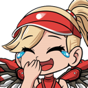 mercylaugh custom emote | FaziCoralClub