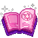 spellbook animated GIF emoji from Starpatch