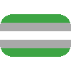 flag_grayromantic custom emote from Cropped Gif Productions™