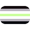 flag_agender Discord sticker | Cropped Gif Productions™