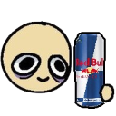 67586sakuraredbull custom emote from Study Space