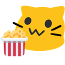 07qcatpopcorn custom emote - Study Space