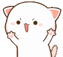 PeachTheCat animated emote - ƤŞ¥ĆĦ'Ş ĆØŽ¥ ŇØØҜ
