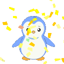 Confetti_pengu animated Discord emote - Eagle Community