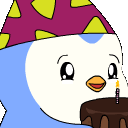 PenguBirthday animated Discord emote | Eagle Community