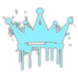 615033tealdrippingglowingcrown