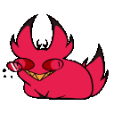 0Alastorcat animated GIF emoji from 「 🦆✦ ʟᴜᴄɪꜰᴇʀ'ꜱ ʜᴇʟʟ ✦🍎 」