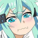 anime_sinon_sad_cry_sob Discord emoji