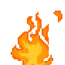 3_orangefire animated Discord emote from ノtype · chat · vc · giveaways · social · chill