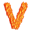 flaming_v