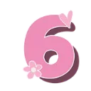 pinksixheartflower