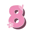 pinkeightheartflower