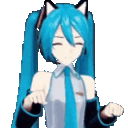 MikaNekoDance animated GIF emoji - Evelya Community 🍂