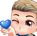 kiss Discord Emoji from The Biohacker Lounge - Josh Universe