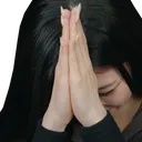 KE_RukaPray Discord emoji