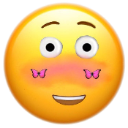 blushing Discord emoji
