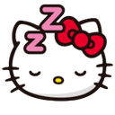 333228hellokittysleep custom emote | Pastel Chains Collective