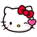 36673hellokittywink custom emote | Pastel Chains Collective