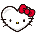 98536hellokittyheart custom emote | Pastel Chains Collective