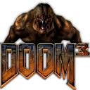 A dark, muscular monster looms over a metallic, industrial-style logo.