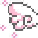199113leftpinkangelwingsparkle