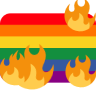 burning_lgbtq custom emote | Friends hub | سەنتەری هاوڕێیان